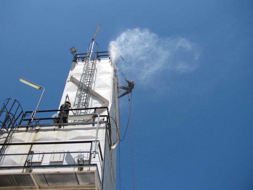 Afrox abseil Blastech